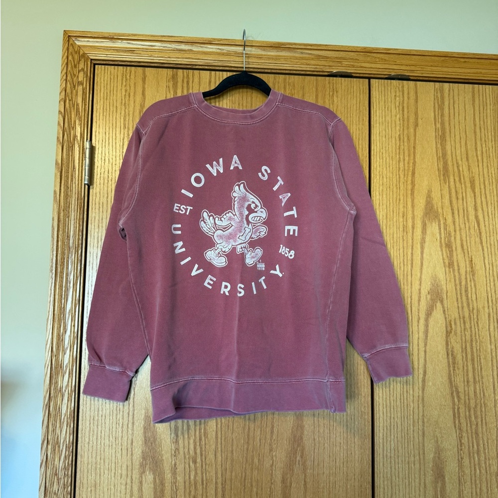 Comfort Colors Maroon Graphic Sweatshirt